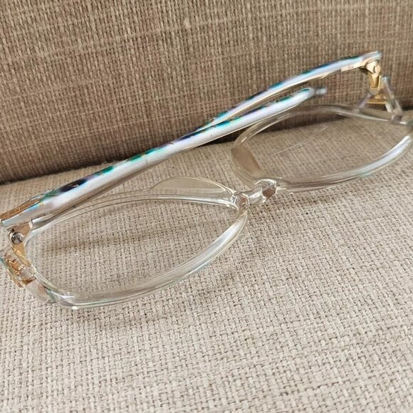 Givenchy Women Eyeglasses Frame AQUA DELUXE CLEAR Vision Glasses Made in Italy - Picture 7 of 12
